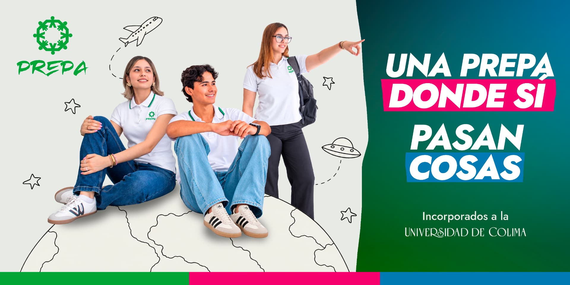 Estudiantes de Prepa Gandhi: Una prepa donde sí pasan cosas. Incorporados a la Universidad de Colima